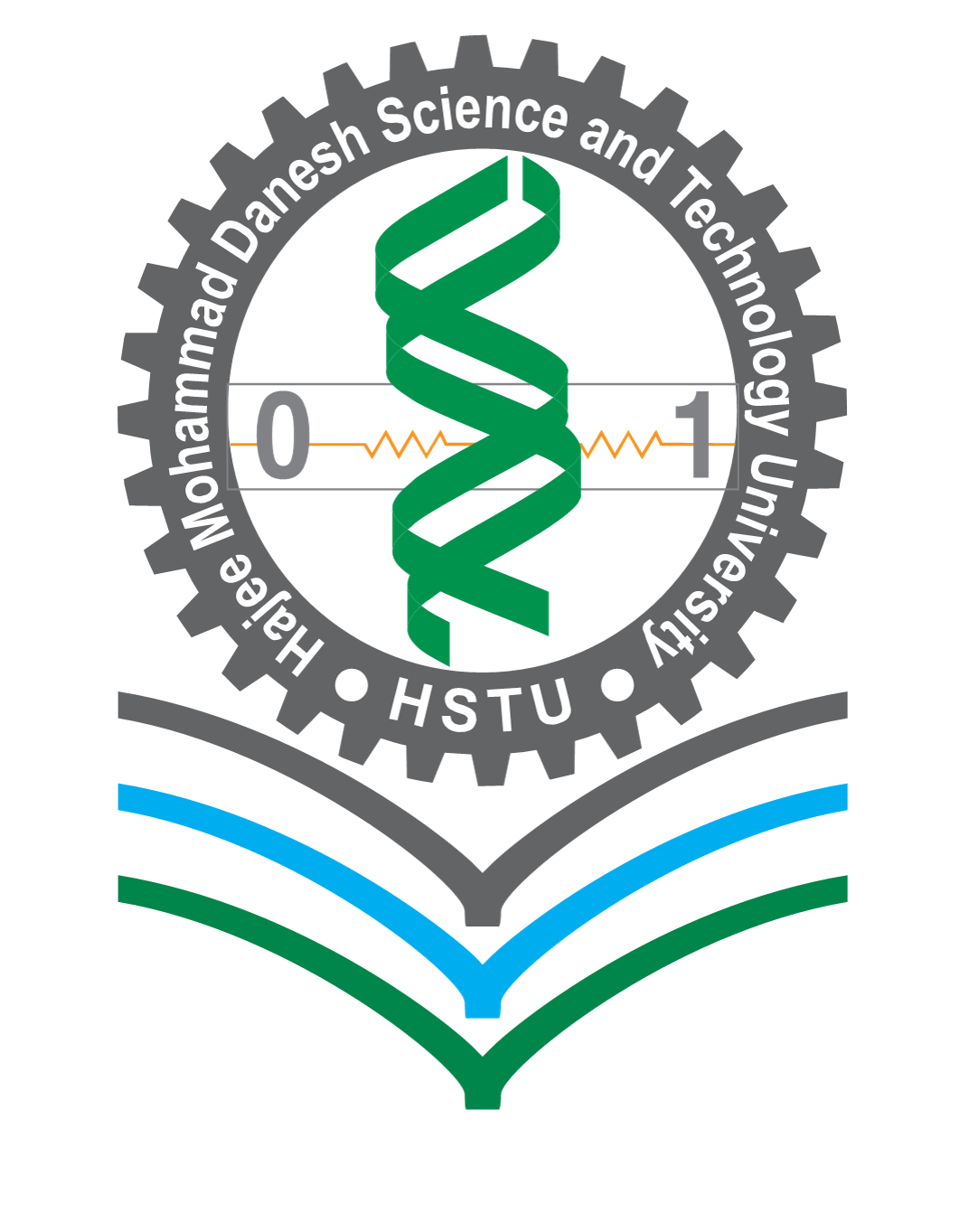 Hajee Mohammad Danesh Science and Technology University logo